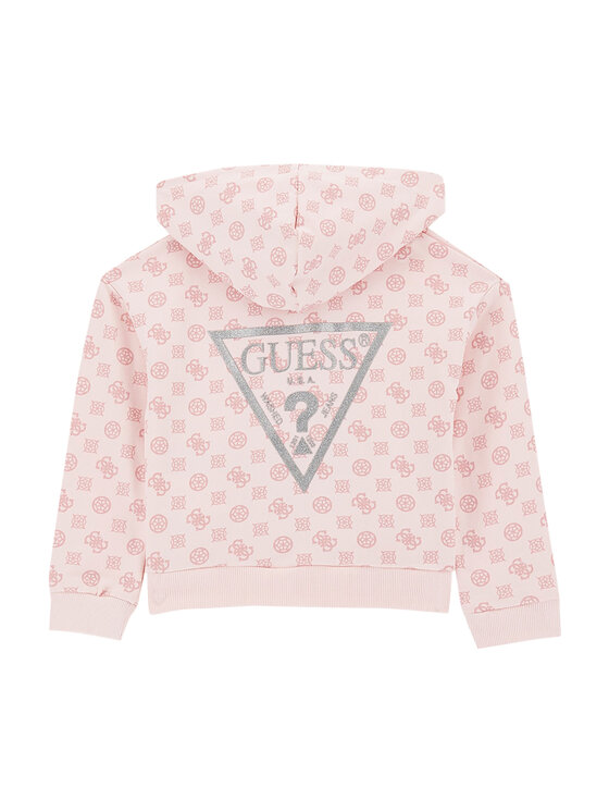Guess Guess Mikina K5BQ08 KAD74 Ružová Relaxed Fit
