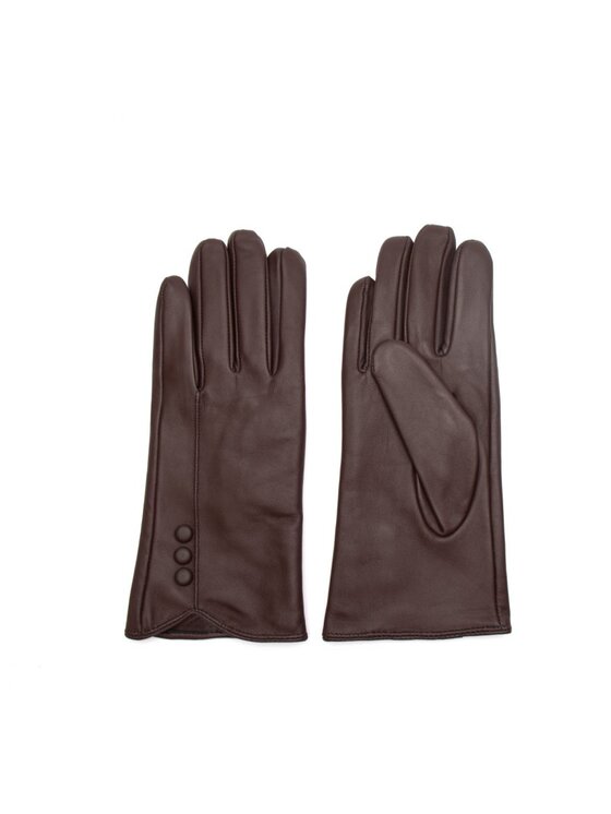 Rękawiczki Damskie AKARDO, Brązowe, Cashmere Brown