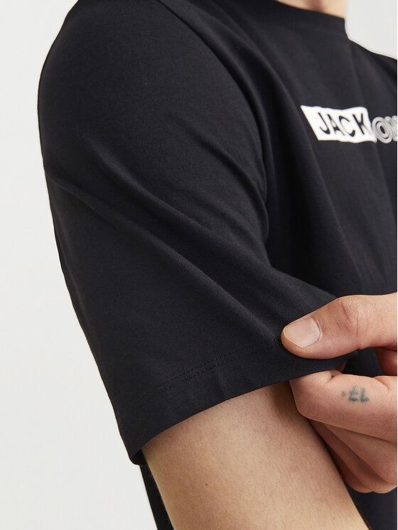 Jack&Jones Jack&Jones T-shirt Corp 12233999 Crna Standard Fit
