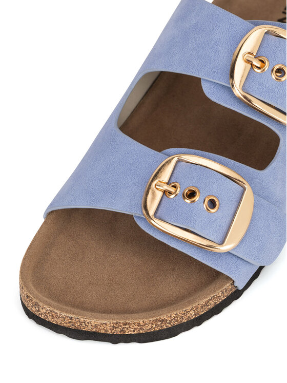 JENNY JENNY Klapki LB-P1597-YLD Niebieski