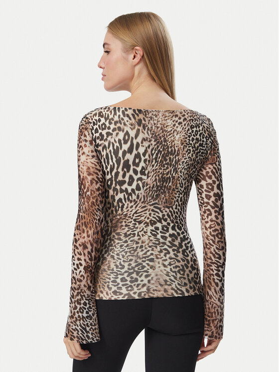 Guess Guess Bluza W6BP23 K6260 Bež Regular Fit