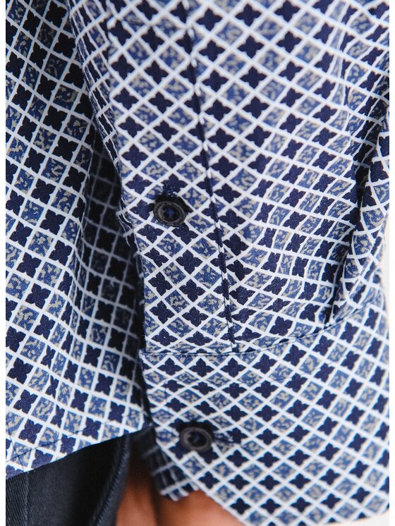 Pako Lorente Pako Lorente Koszula P25WF-1X-043 Granatowy Regular Fit