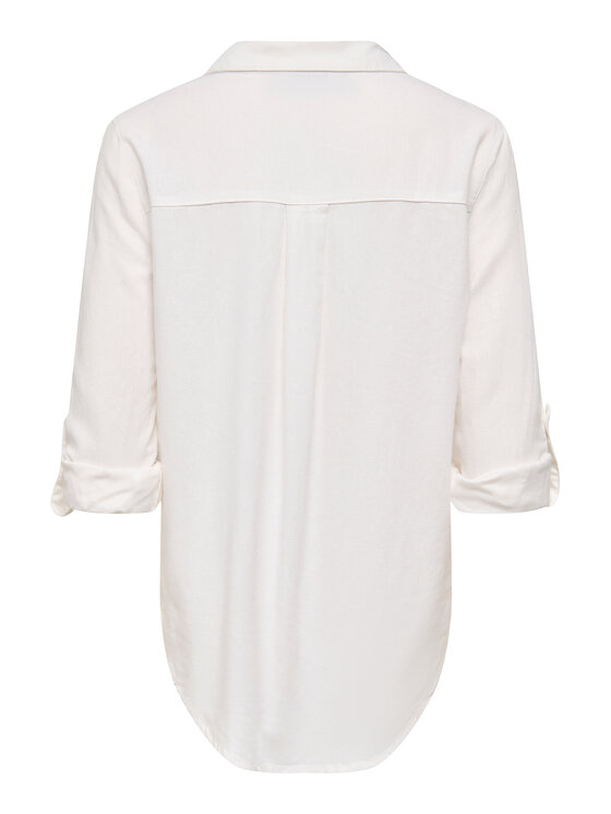 ONLY ONLY Marškiniai Goa 15363991 Balta Loose Fit