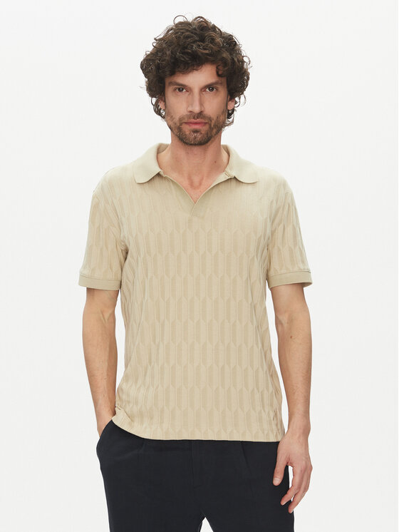 Marciano Guess Polo 5GHP03 6326A Μπεζ Regular Fit