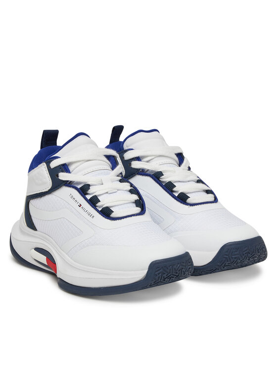 Tommy Hilfiger Tommy Hilfiger Laisvalaikio batai Low Cut Lace-Up T3B9-33884-1695 Balta