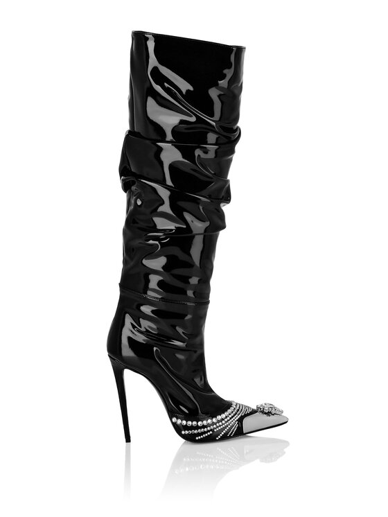 PHILIPP PLEIN PHILIPP PLEIN Kozaki 20707 Czarny