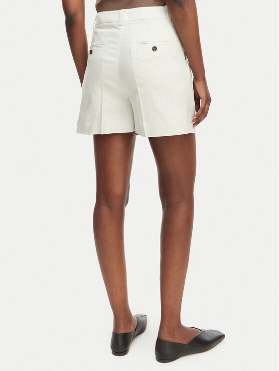 Calvin Klein Jeans Calvin Klein Jeans Šortky z materiálu LV047F632G Bílá Regular Fit