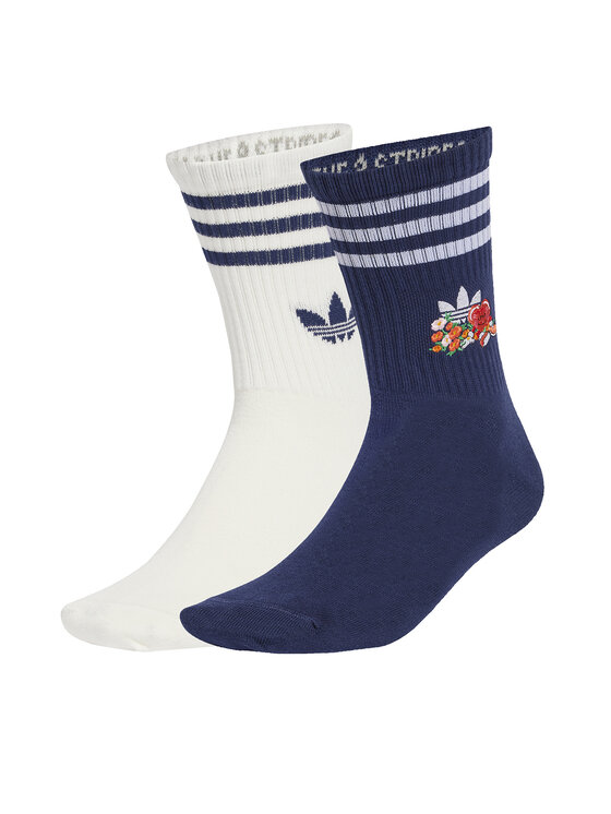 Set de 2 perechi de șosete lungi unisex adidas Made by Nelson JC8634 Colorat