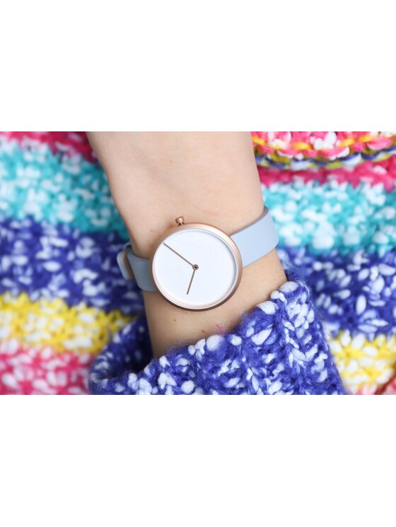 Obaku Obaku Hodinky V219LXVHRL Modrá