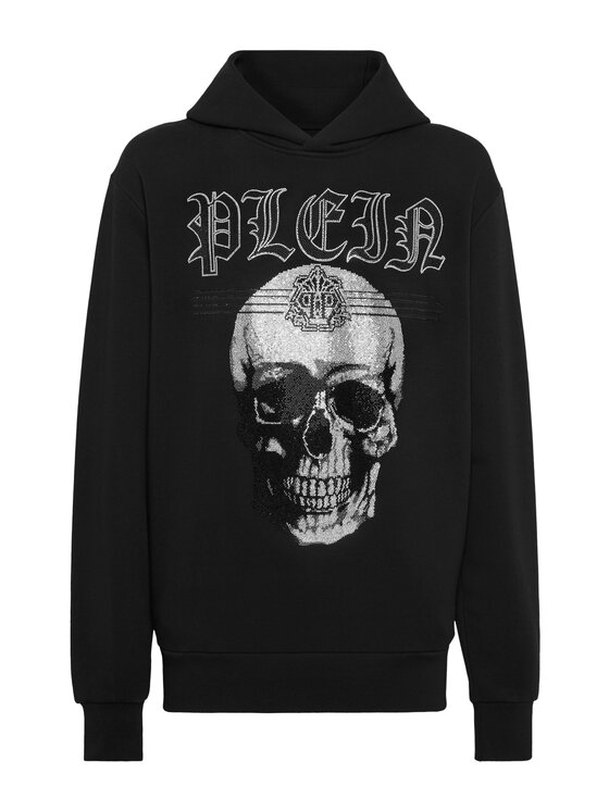 PHILIPP PLEIN PHILIPP PLEIN Bluza 14809 Czarny Regular Fit