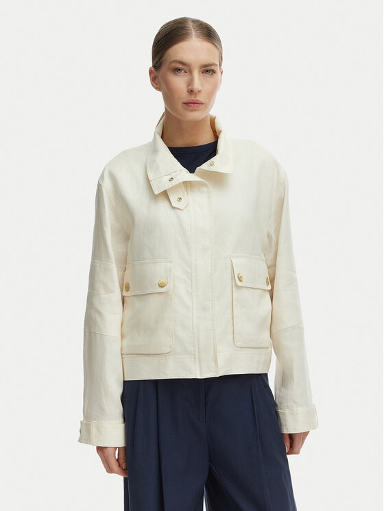 Tommy Hilfiger Tommy Hilfiger Prehodna jakna WW0WW48616 Bež Relaxed Fit