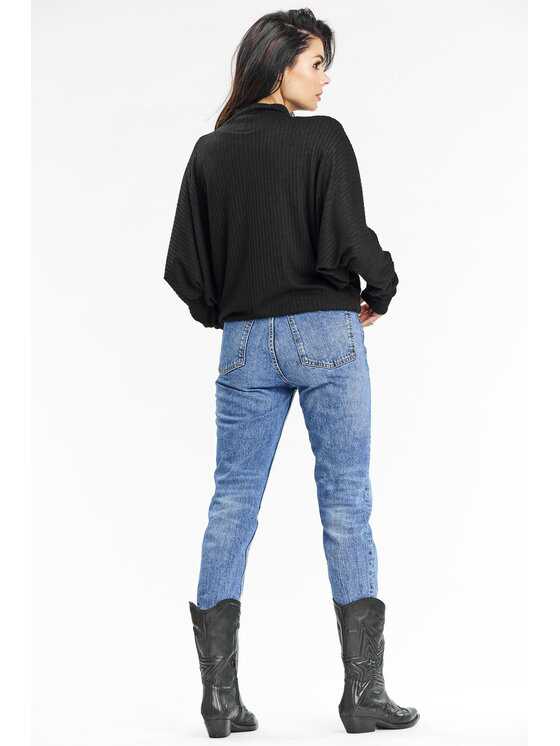 Awama Awama Maglione A672 Nero Basic Fit