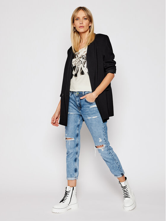 Pepe Jeans Pepe Jeans Tričko Alessa PL504795 Béžová Regular Fit