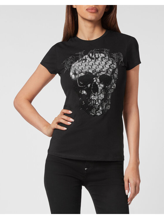 PHILIPP PLEIN PHILIPP PLEIN Tričko 7557 Čierna