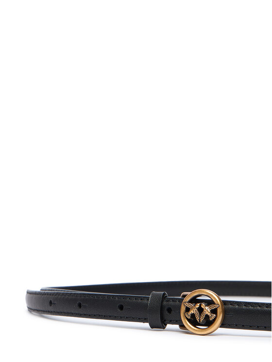 PINKO PINKO Pásek Thin Belt H1 AI 25-26 PLT01 105481 A0F1 Černá