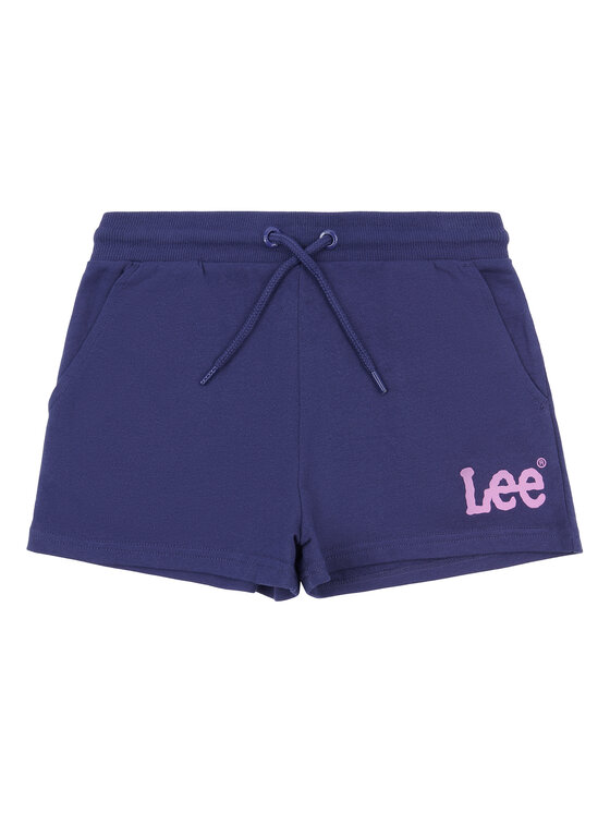 Lee Športové kraťasy Wobbly Graphic LEG5092 Modrá Regular Fit