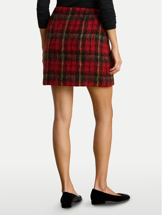 LAUREN RALPH LAUREN LAUREN RALPH LAUREN Spódnica mini 200P06912001 Czerwony Regular Fit