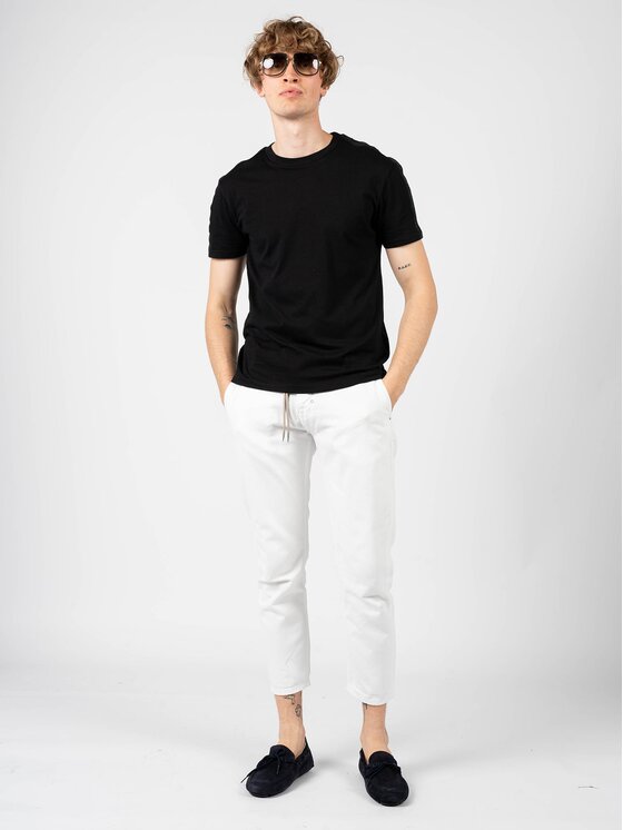 Les Hommes Les Hommes T-Shirt LF224100-0700-900 | Round neck Μαύρο Regular Fit