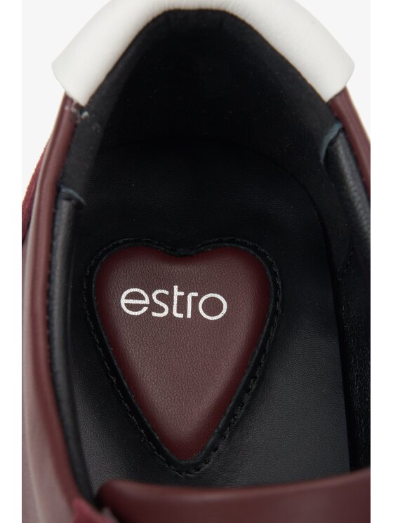 Estro Estro Plátenky ER00116573 Bordová