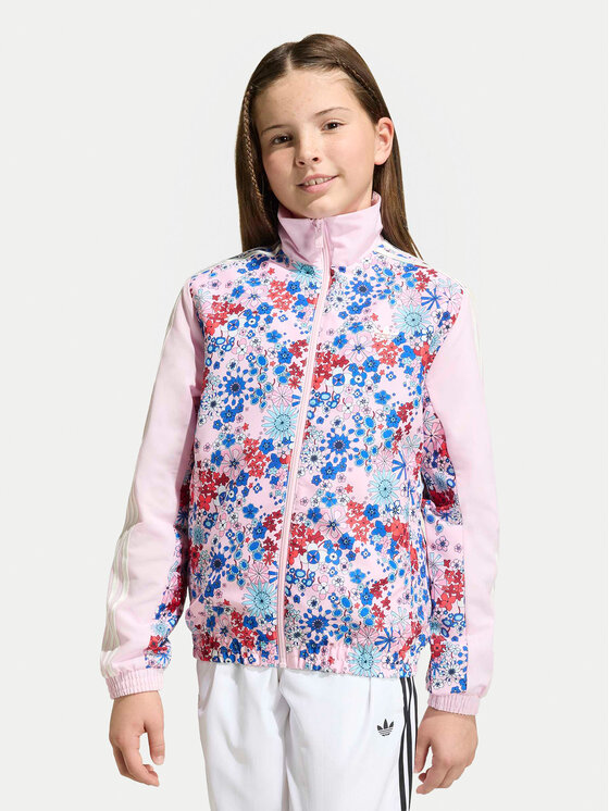 adidas adidas Majica dugih rukava Liberty London KD1759 Ružičasta Regular Fit