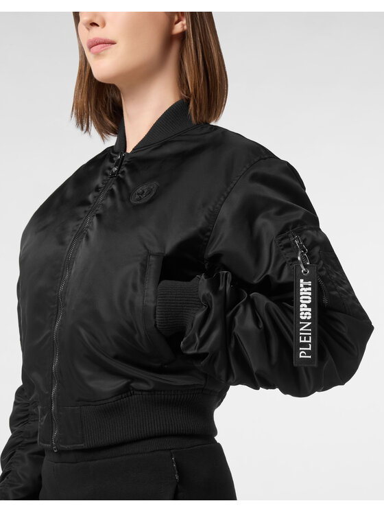 Plein Sport Plein Sport Kurtka bomber 23977 Czarny Regular Fit