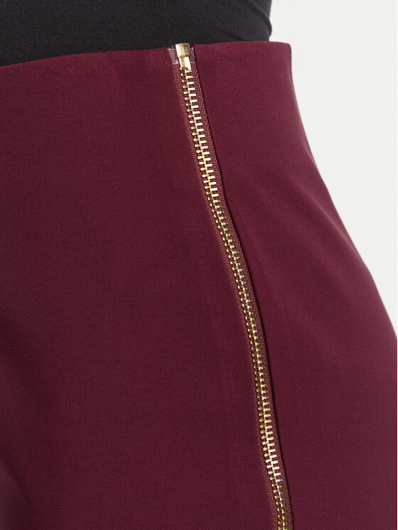 Rinascimento Rinascimento Zīmuļveida svārki CFC0130146003 Bordo Slim Fit