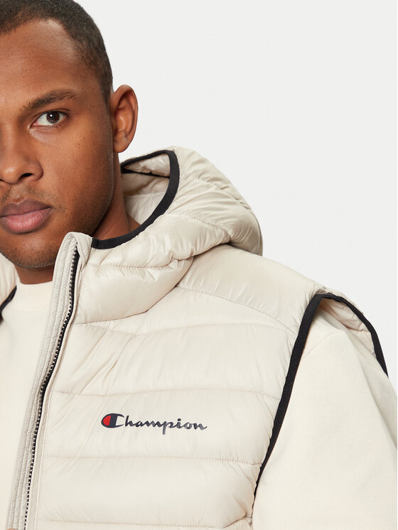 Champion Champion Γιλέκο 220341 Μπεζ Regular Fit