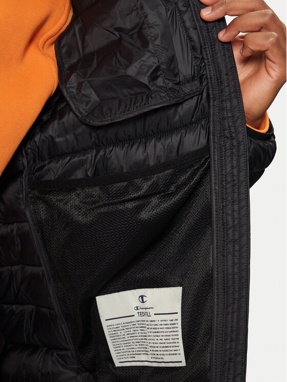 Champion Champion Пухено яке 220340 Черен Regular Fit
