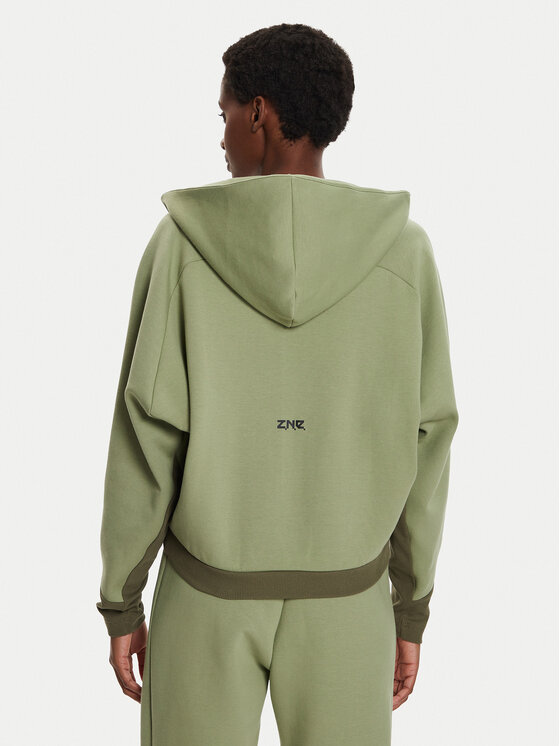 adidas adidas Суитшърт Z.N.E. IW7752 Зелен Loose Fit