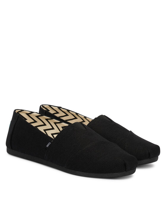 Toms Toms Туфлі Alpargata Classic 10020785 Чорний