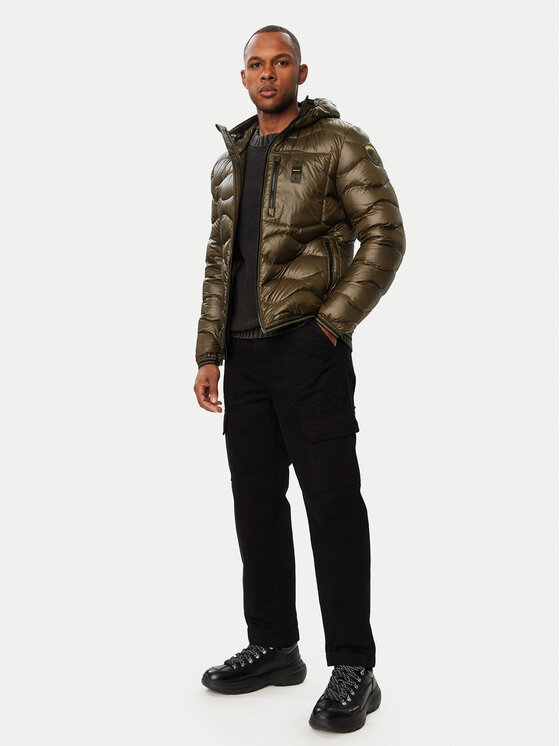 Blauer Blauer Geacă din puf Wave 26WBLUC03064 Kaki Regular Fit