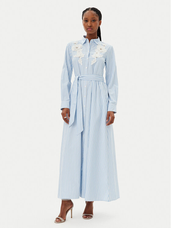 Gaudi Gaudi Hemdkleid 511FD15026 Himmelblau Regular Fit