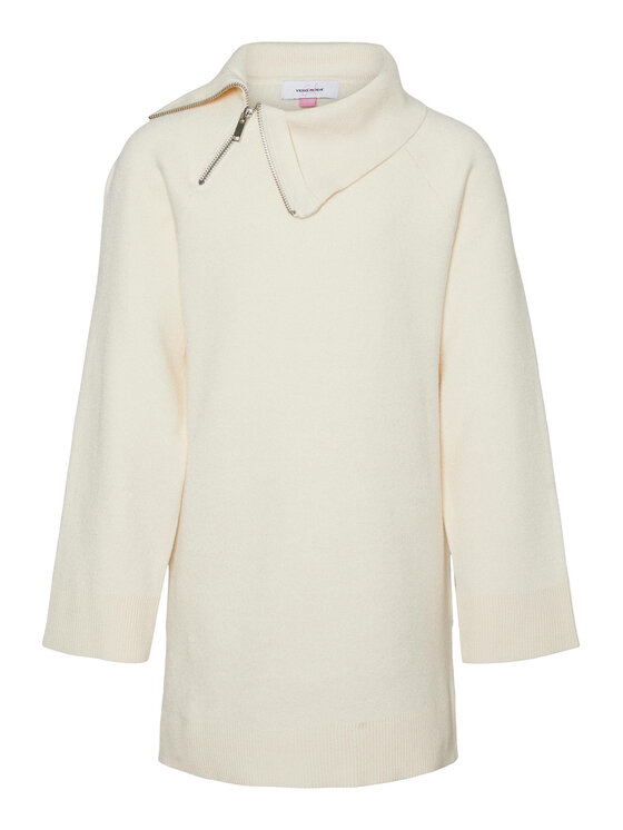 Vero Moda Girl Rolák Gold Needle 10278276 Écru Regular Fit