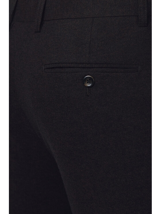 Lancerto Lancerto Spodnie materiałowe Gennaro SP131225000002 Brązowy Slim Fit