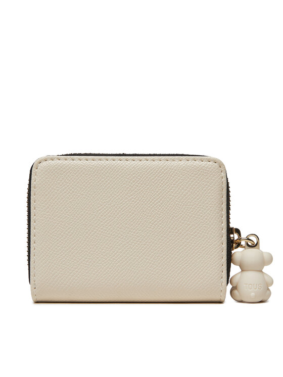 TOUS TOUS Kleine Damen Geldbörse La Rue New 2002001901 Beige