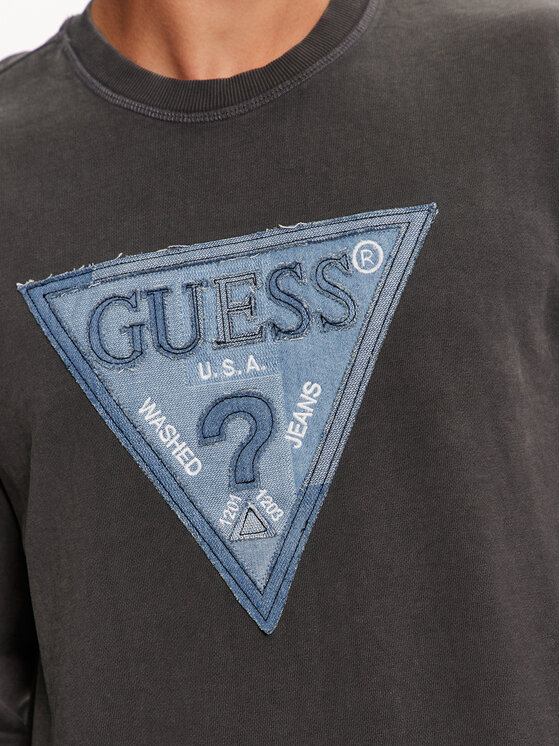 Guess Guess Суитшърт M4BQ17 KCIF1 Сив Regular Fit
