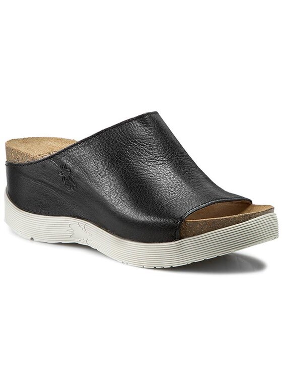 Fly London Mules sandales de bain Wigg P143672000 Noir Modivo