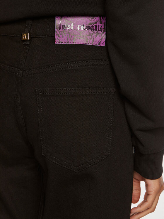 Just Cavalli Just Cavalli Blugi 77PAB513 Negru Flare Fit