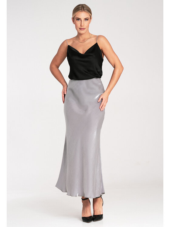 FIGL FIGL Top M1099 Čierna Regular Fit