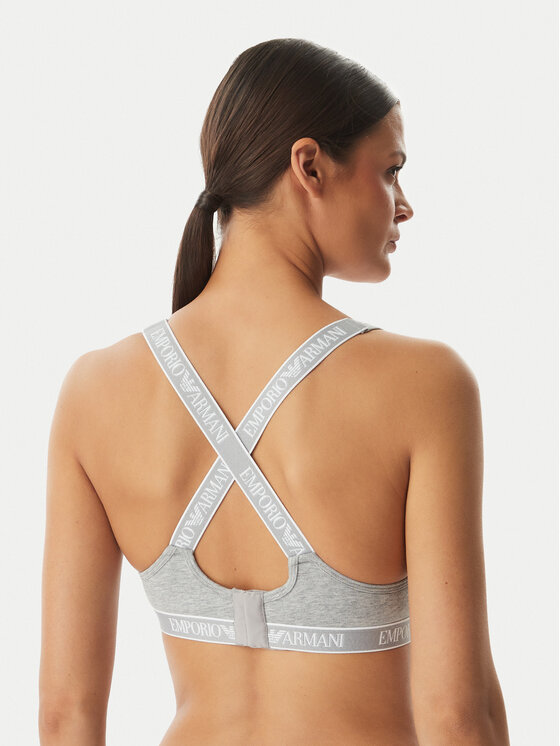 Emporio Armani Underwear Emporio Armani Underwear Αθλητικό σουτιέν EW000447 AF19026 O8002 Γκρι