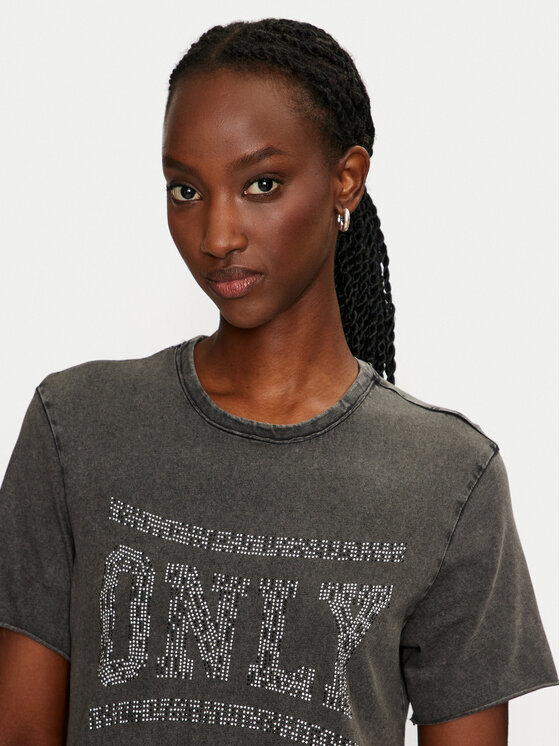 ONLY ONLY T-shirt Lucy 15332190 Crna Regular Fit