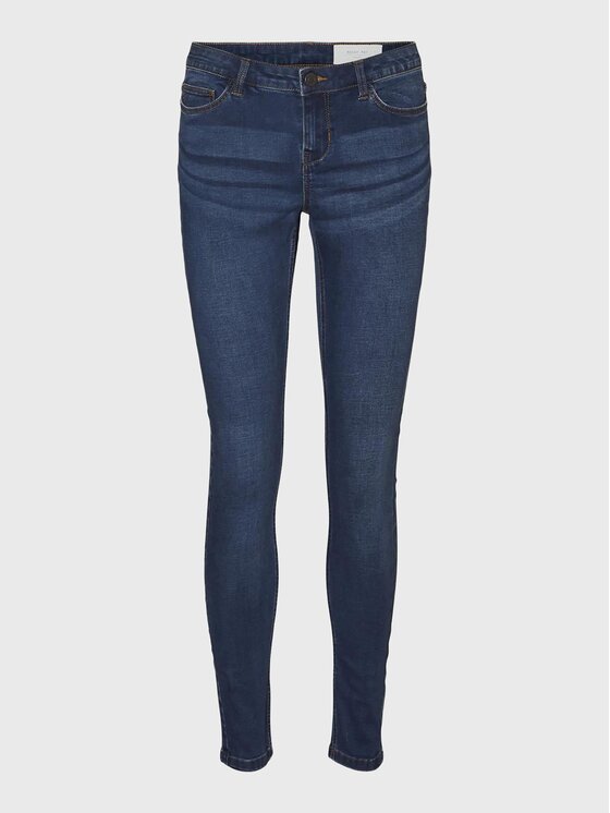 Noisy May Noisy May Džinsai Allie 27024944 Tamsiai mėlyna Skinny Fit