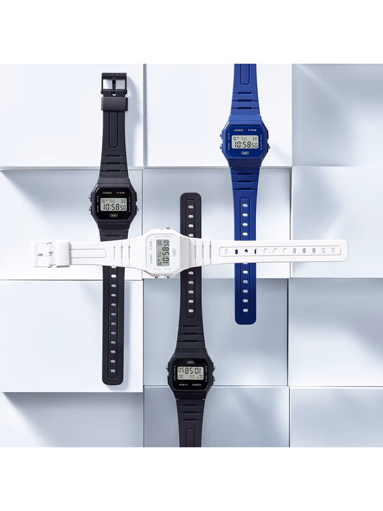 Casio Casio Hodinky F-91WB-8AEF Šedá