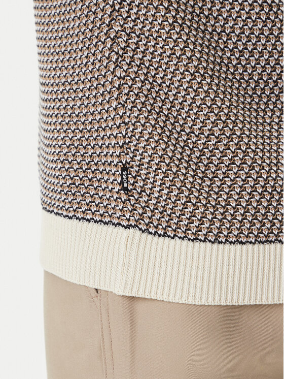 BOSS BOSS Kardigan C-Iconico 50543163 Bež Relaxed Fit