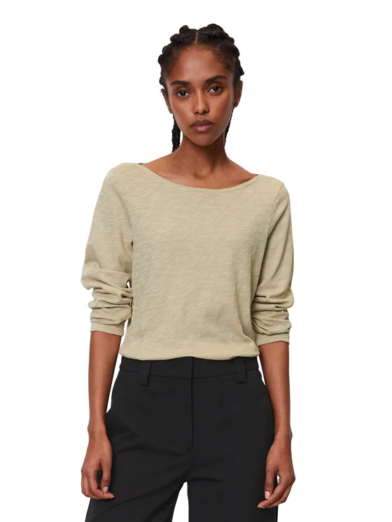 Marc O'Polo Bluse 307 2261 52199 Beige Regular Fit