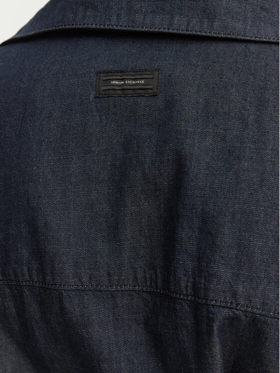 Armani Exchange Armani Exchange Sukienka koszulowa XW001794 AF21337 MB001 Granatowy Regular Fit