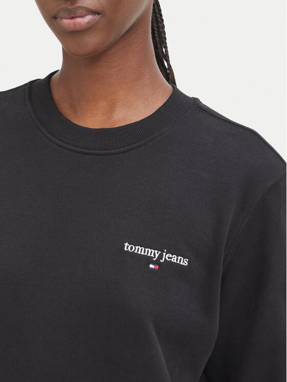 Tommy Jeans Tommy Jeans Суитшърт Classic Logo DW0DW23288 Черен Regular Fit