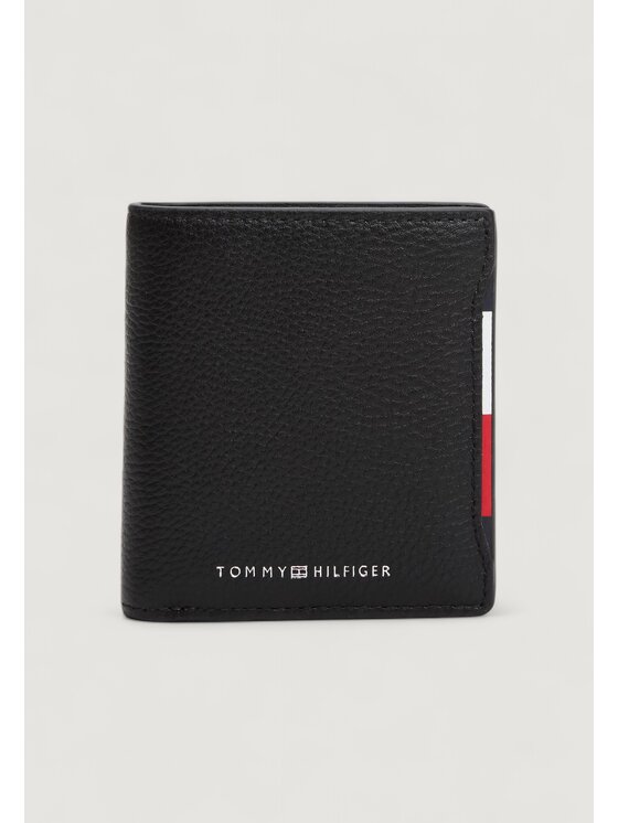 Tommy Hilfiger Tommy Hilfiger Πορτοφόλι TH CENTRAL TRIFOLD Μαύρο