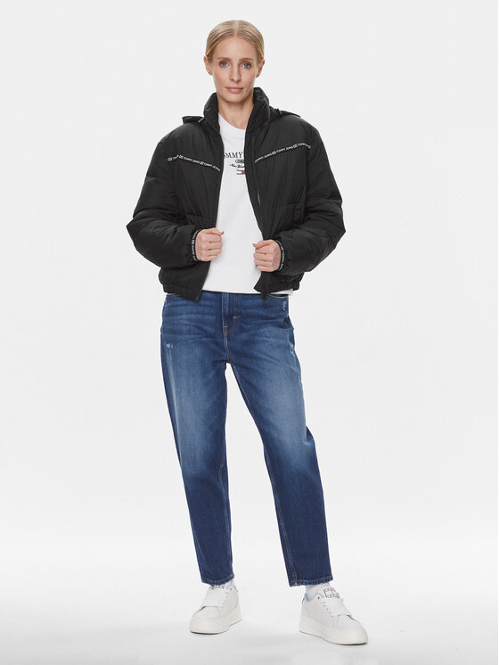 Tommy Jeans Tommy Jeans Übergangsjacke DW0DW17238 Schwarz Regular Fit