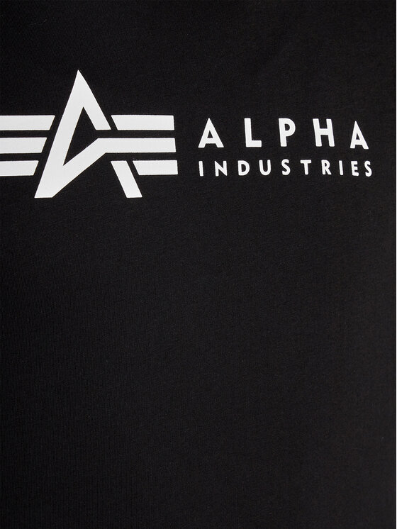 Alpha Industries Alpha Industries Set de tricouri﻿ Alpha Label T 118534 Negru Regular Fit